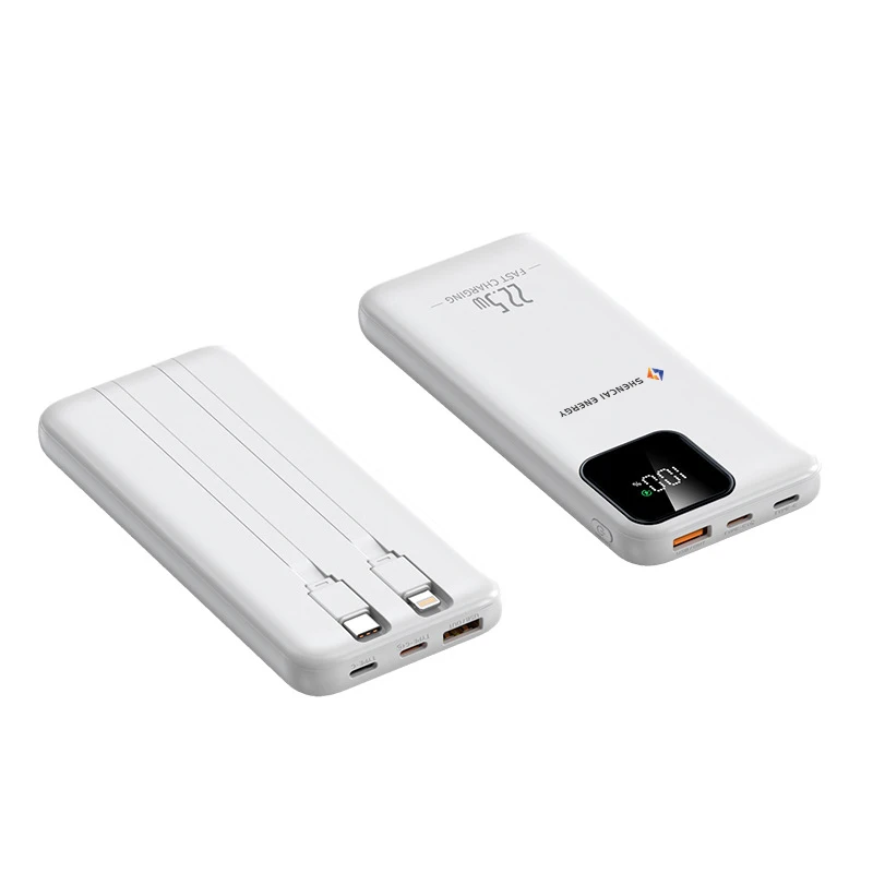 Güzel Kalite 20000mAH Güç Bankası Şarj Şarj Cihazı Pil Paketi Pil Kılıfı Güç Bankaları Android iPhone 15